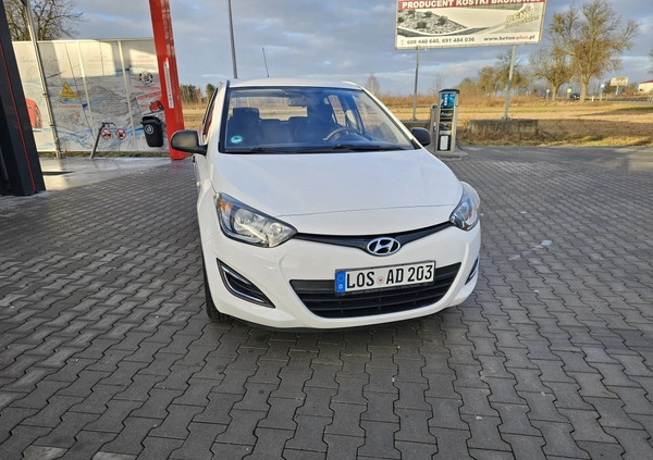 Hyundai i20 cena 25900 przebieg: 140000, rok produkcji 2014 z Lipiany małe 529